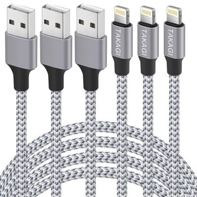 iPhone Charger TAKAGI 3Pack 6FT...