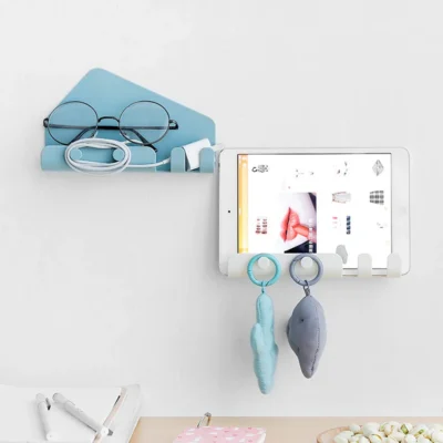 Mobile Phone Tablet ChargiMobile Phone & Tablet Charging Bracket with Seamless Key Hook