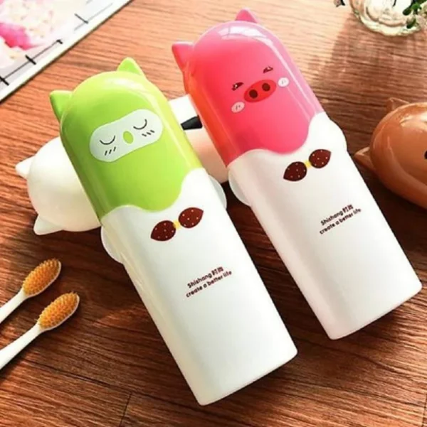 Cartoon Animal Toothbrush Box Plastic Tooth Mug Plastic Toothpaste Case - Image 5