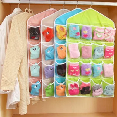 Premium 16 Pocket Hanging Wardrobe Organizer