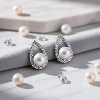 Elegant Dew Drop White Natural...