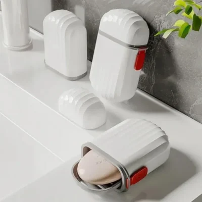 Travel Soap Container Box, Portable Waterproof Leakproof Travel Soap Box