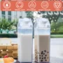 Transparent Milk Carton Water Bottle 500ml