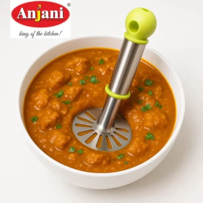 Anjani Stainless Steel Potato Vegetable Pav Bhaji Masher