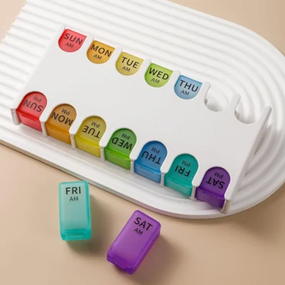 Travel Pill Organizer...