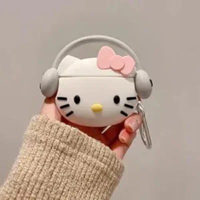 Meyaar Compatible for AirPods Pro 2nd Generation Case Cover with Keychain