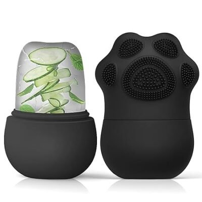 SkinSide Ice Roller for Face with Scrubber | Ice Roller for Face