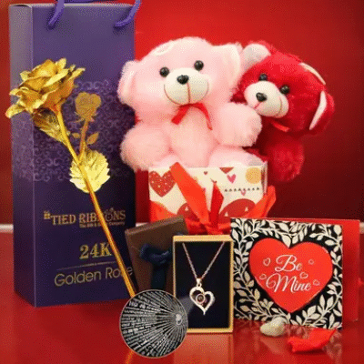 TIED RIBBONS Artificial Flower, Soft Toy, Jew...