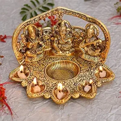 Collectible India Laxmi Ganesh Saraswati Idol