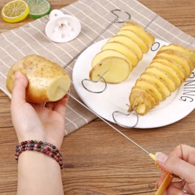 Potato Spiral Cutter Stainless Steel Sticks