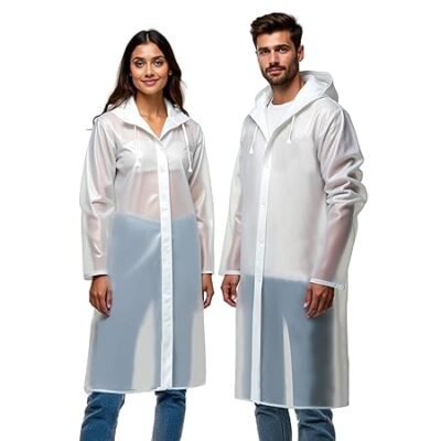 Robustt Unisex Raincoat With Hood