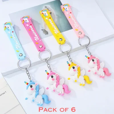 Unicorn Keychain with Strap