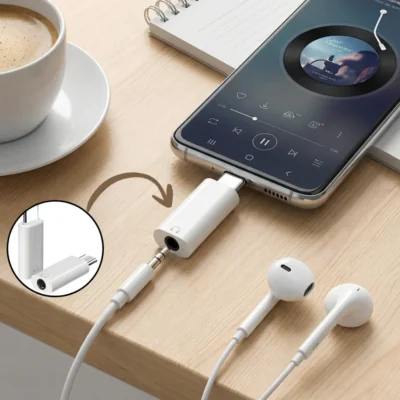 Type C to 3.5mm Headphone Jack Adapter