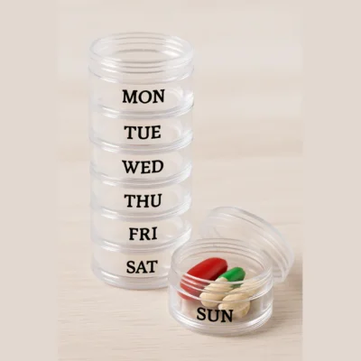 Weekly Medicine Pill Box