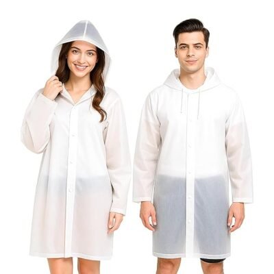 Translucent Waterproof Multiuse Rain Poncho